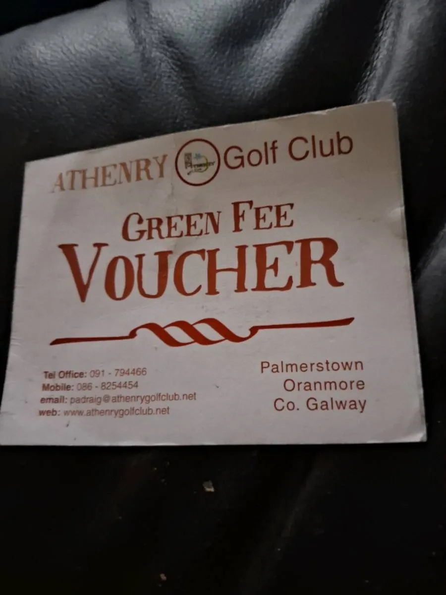 Golf Voucher - Image 1
