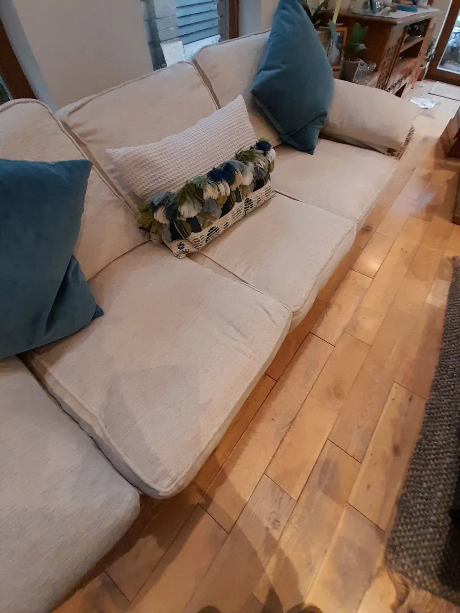 Sofa, armchair and matching cabinet rattan - Image 2