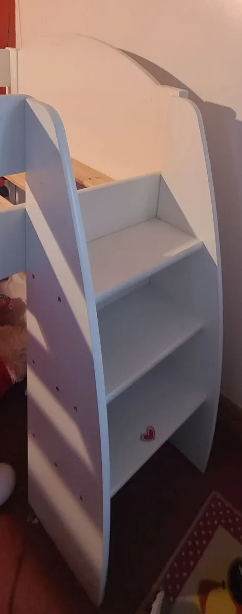 Mid-sleeper single bed without mattress. - Image 3