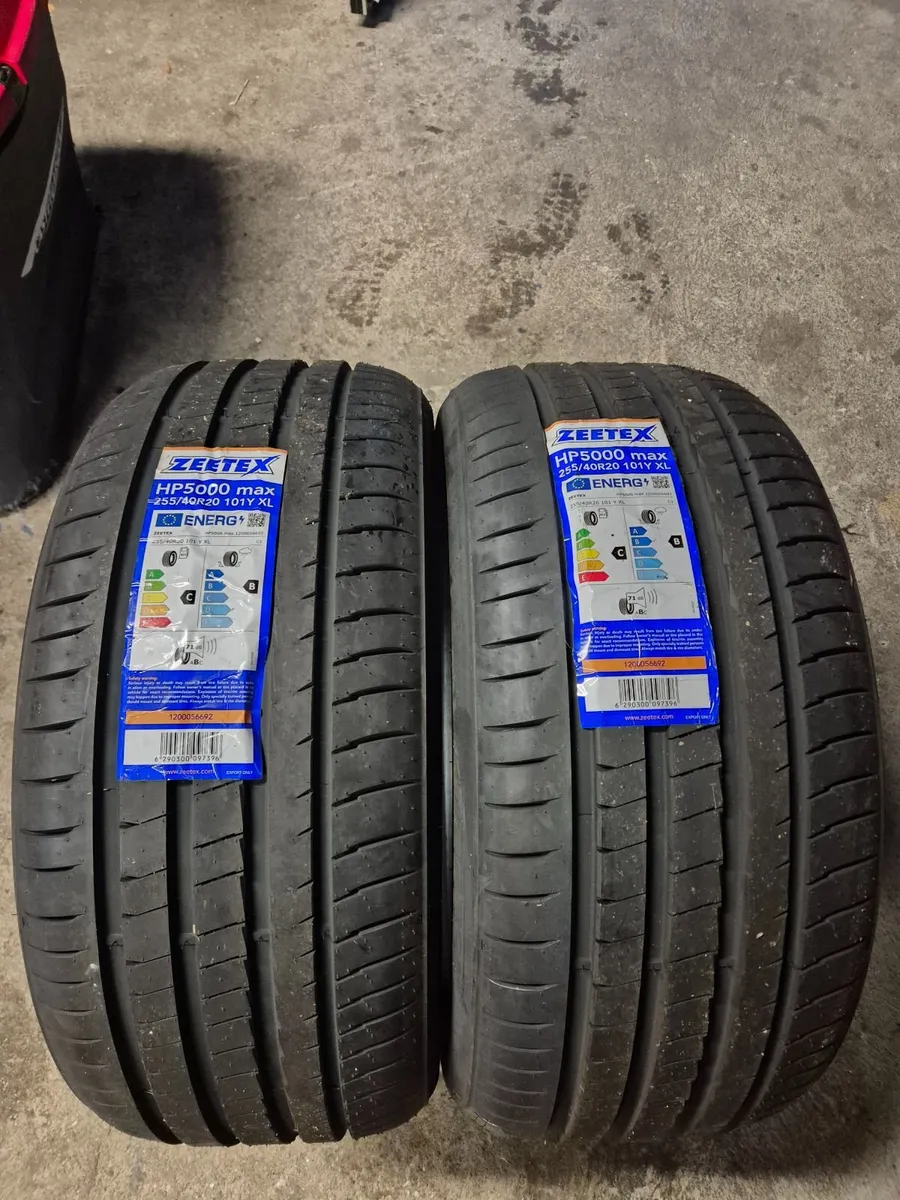 2 New Zeetex 255/40 R20 Tyres - Image 2