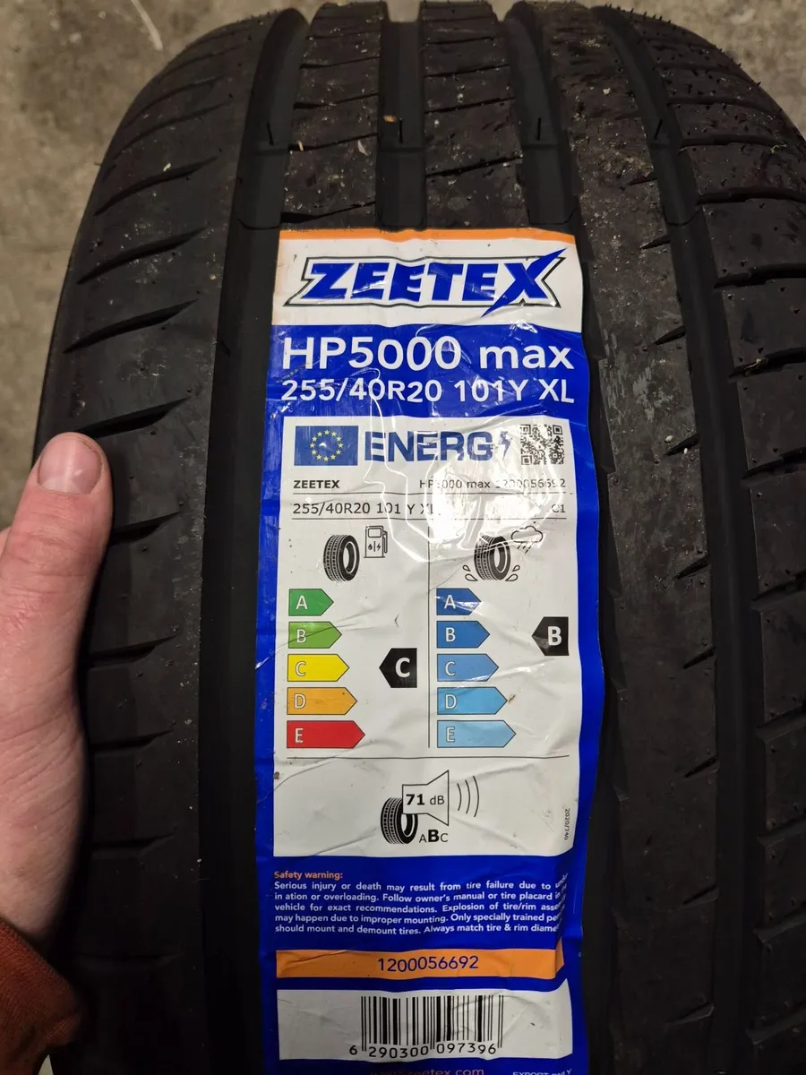 2 New Zeetex 255/40 R20 Tyres - Image 3