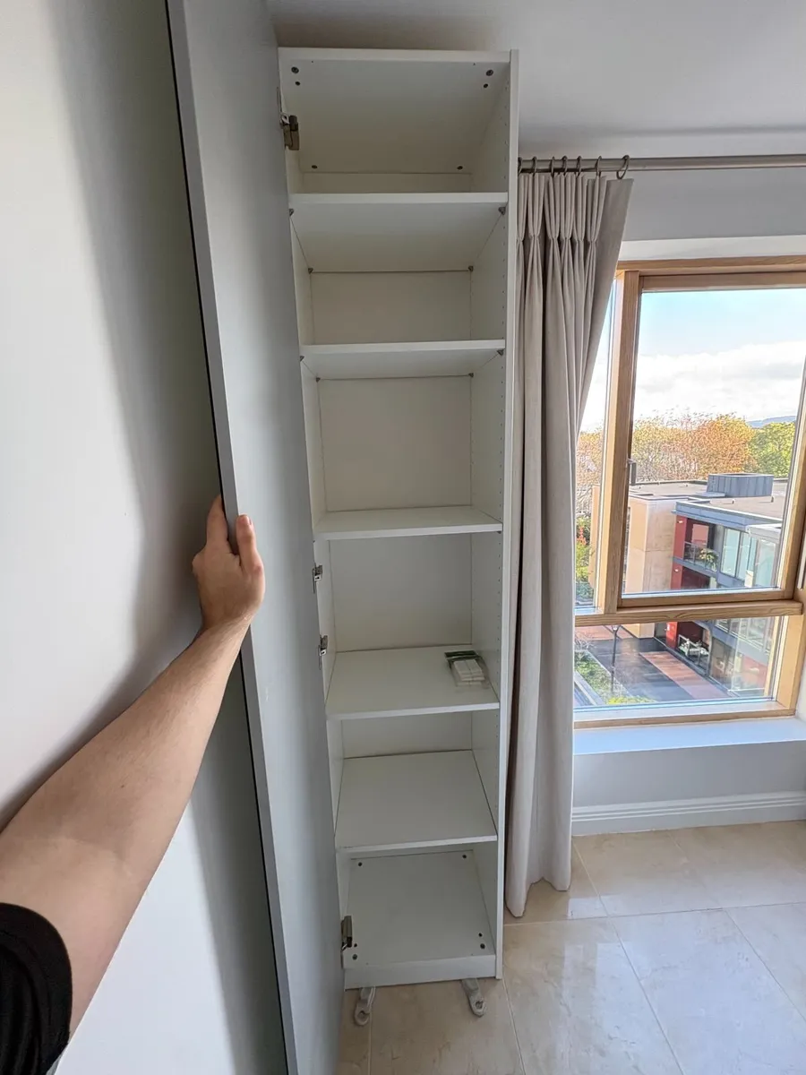 Single door wardrobe with mirror on door - Image 2
