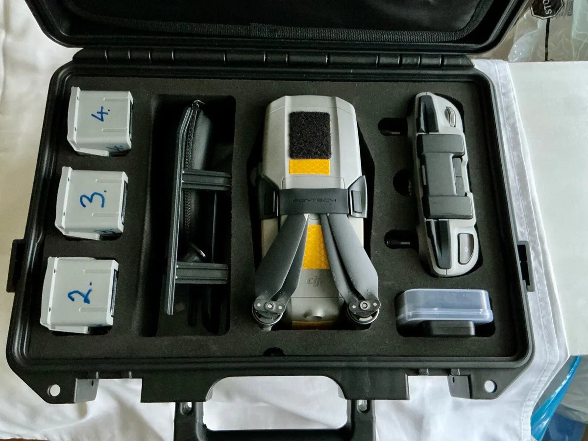 DJI Mavic Air 2 Drone + 4 Batteries + Hard Case - Image 1