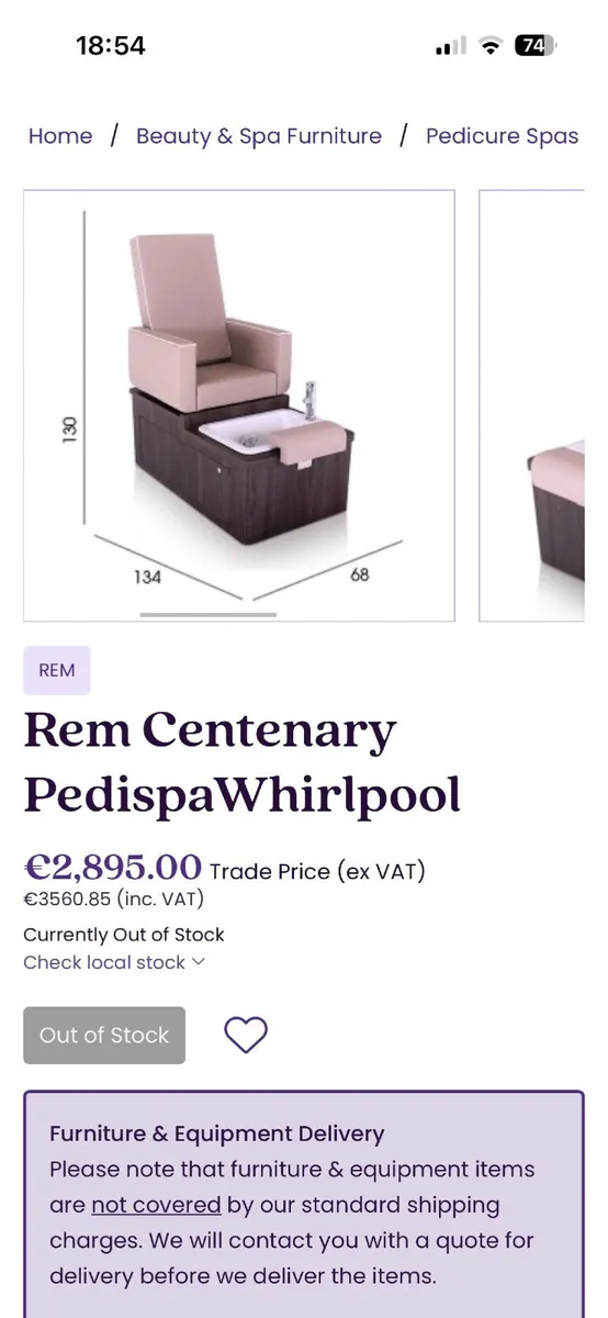 Pedicure Chair - Image 1