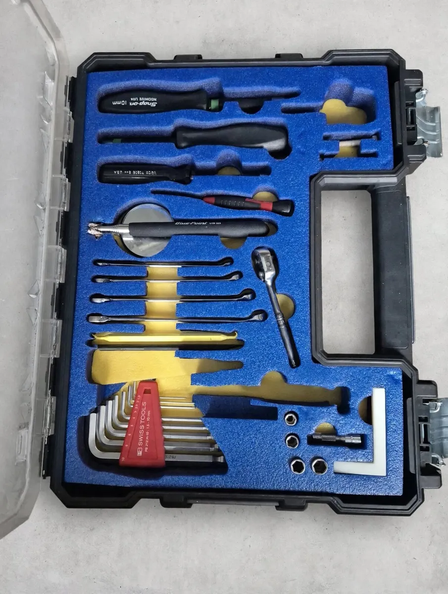 Snap on / Bluepoint tools in Stanley case. - Image 1