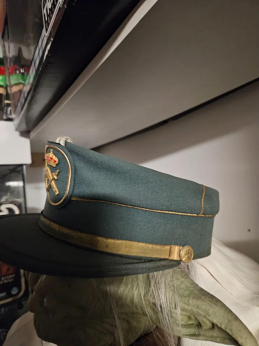 Vintage Spanish Police Hat - Image 1