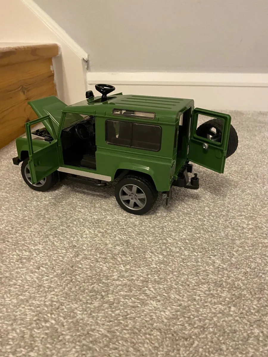 Bruder Jeep and trailer - Image 1