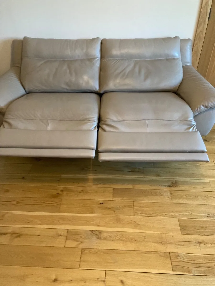 Natuzzi Three Seater and Two seater Couches. - Image 2