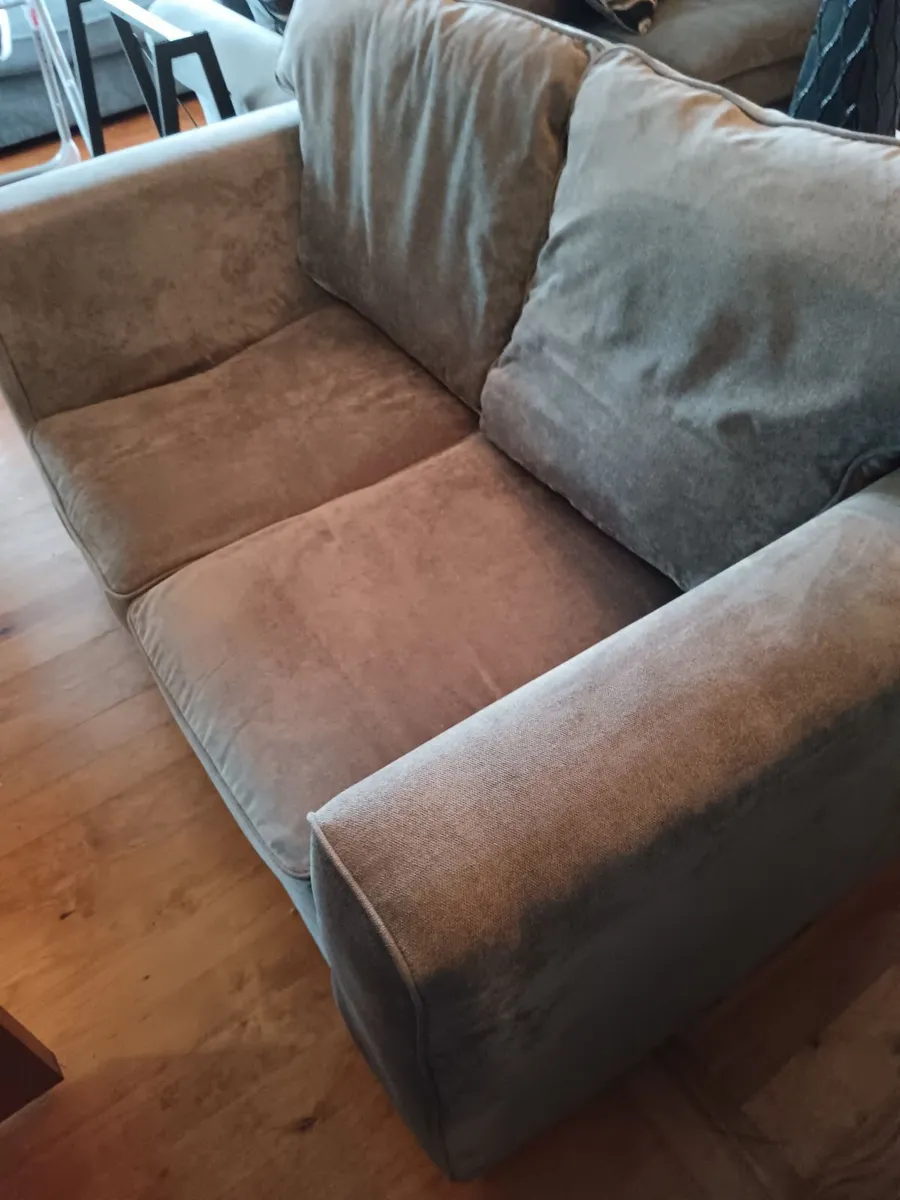 Two seater Sofa, Grey - Image 2