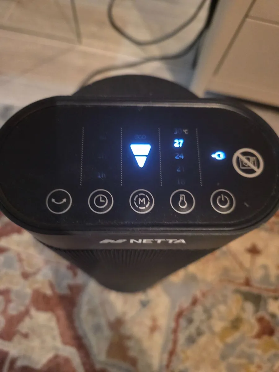 NETTA 2000W Ceramic Tower Heater (Digital Display - Image 3