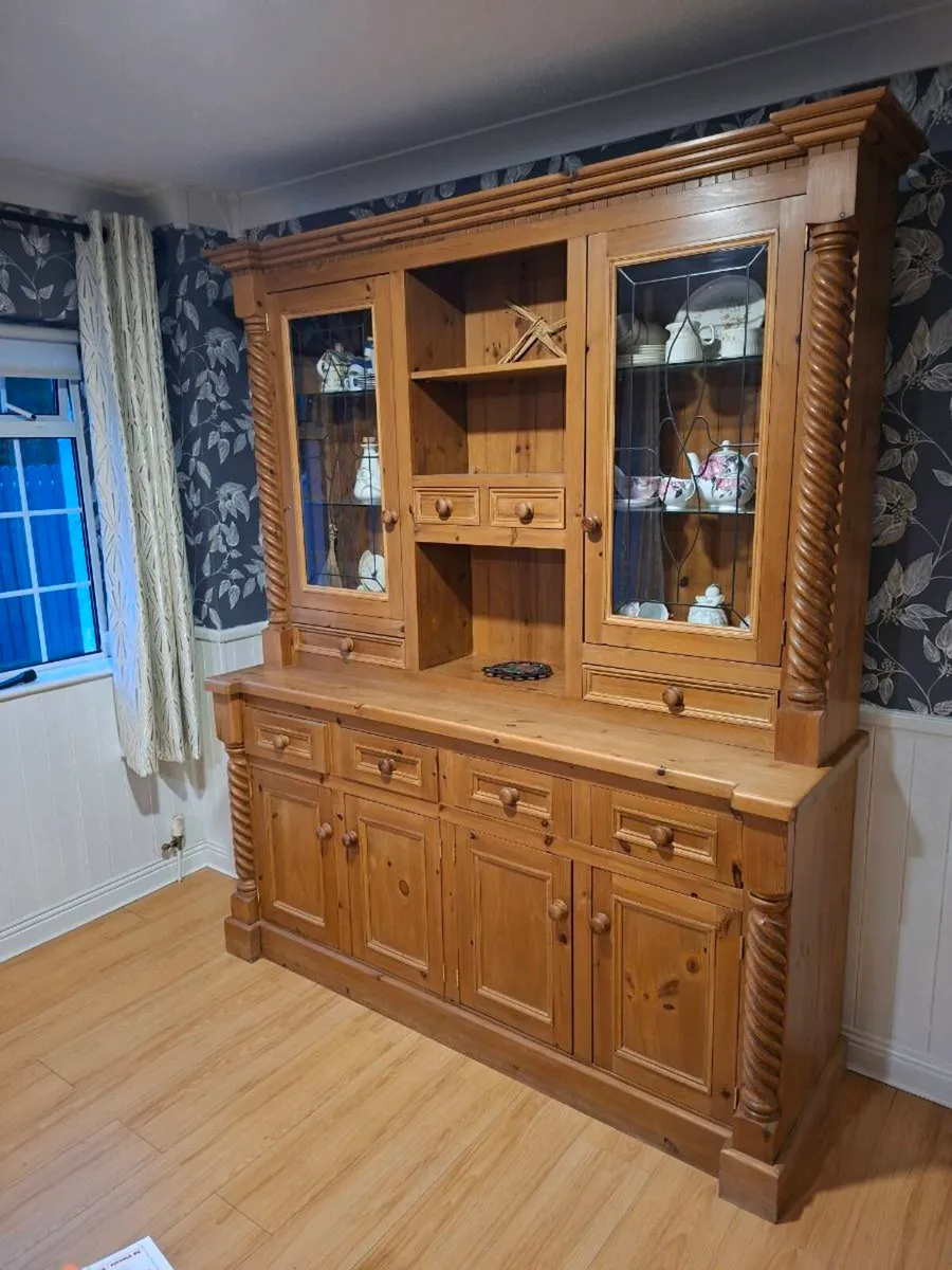Vintage style pine kitchen dresser - Image 3