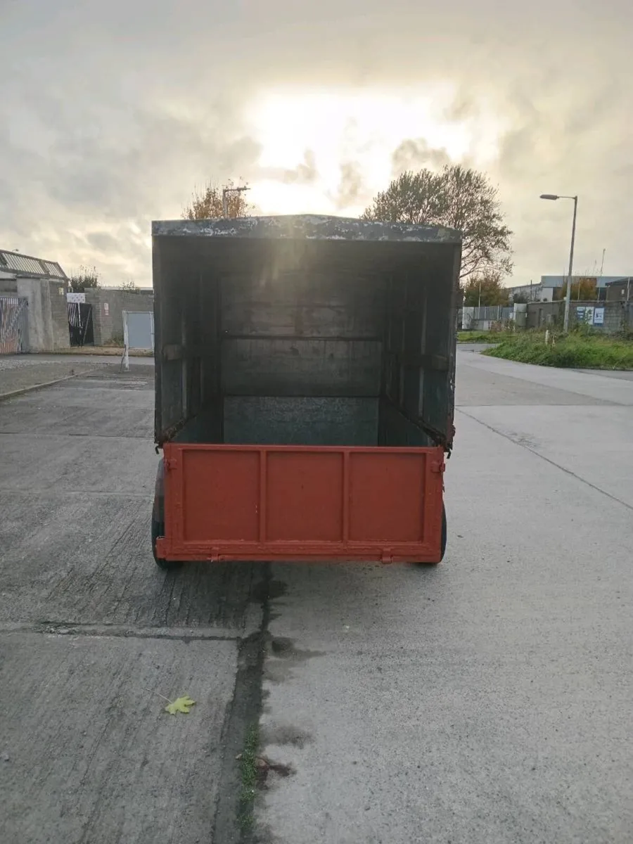 7 by 4 fatury made storage trailer removedabel top - Image 2