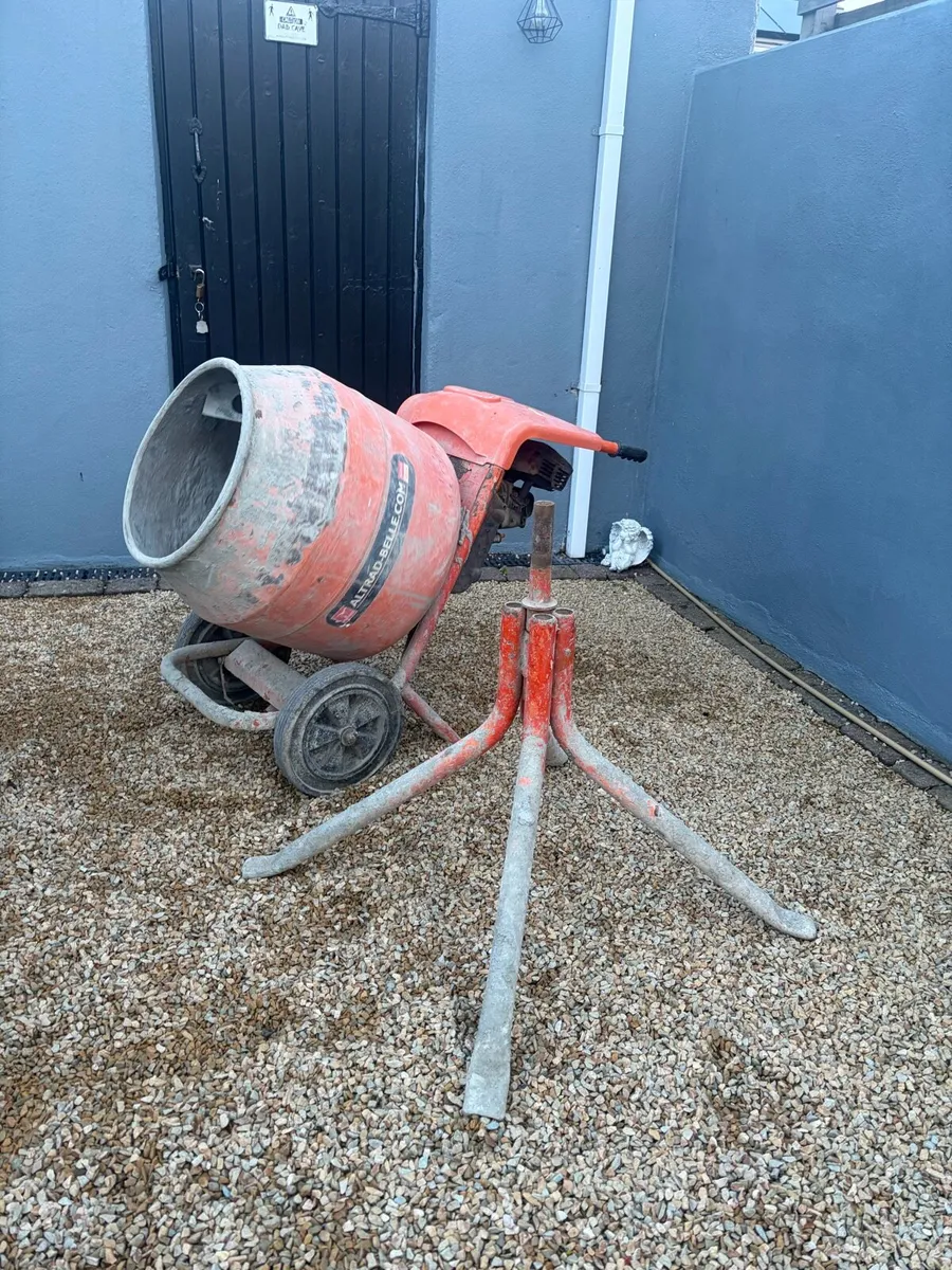 Bell petrol mixer with stand - Image 1