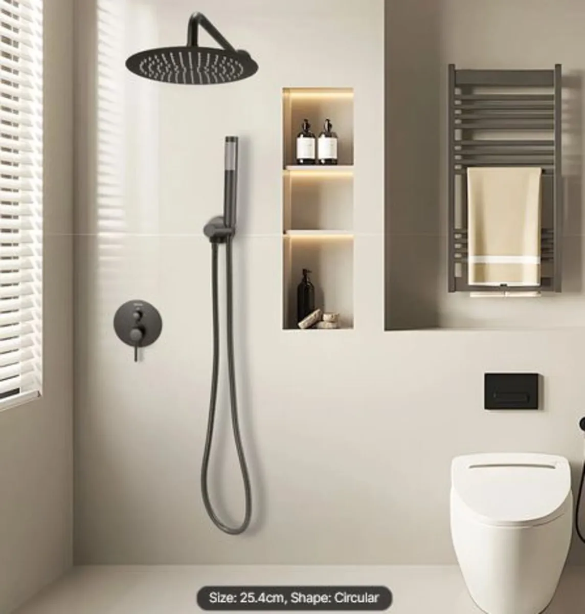Shower Faucet Set, Rainfall Bathroom Shower System - Image 4