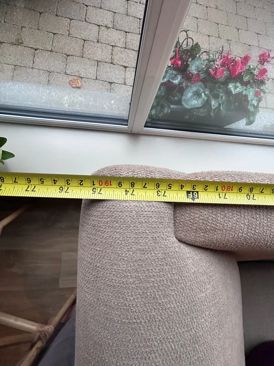 3 + 4 seater couch + Footstool - €400- Carrigaline - Image 4