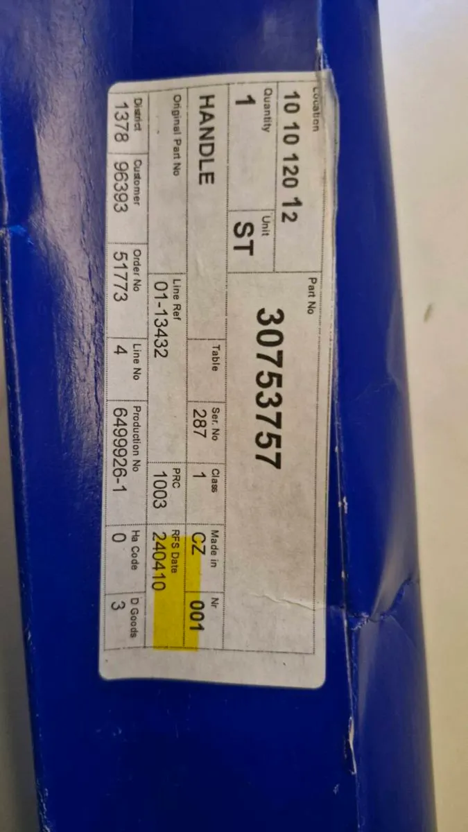 Volvo inner tailgate handle - Image 2
