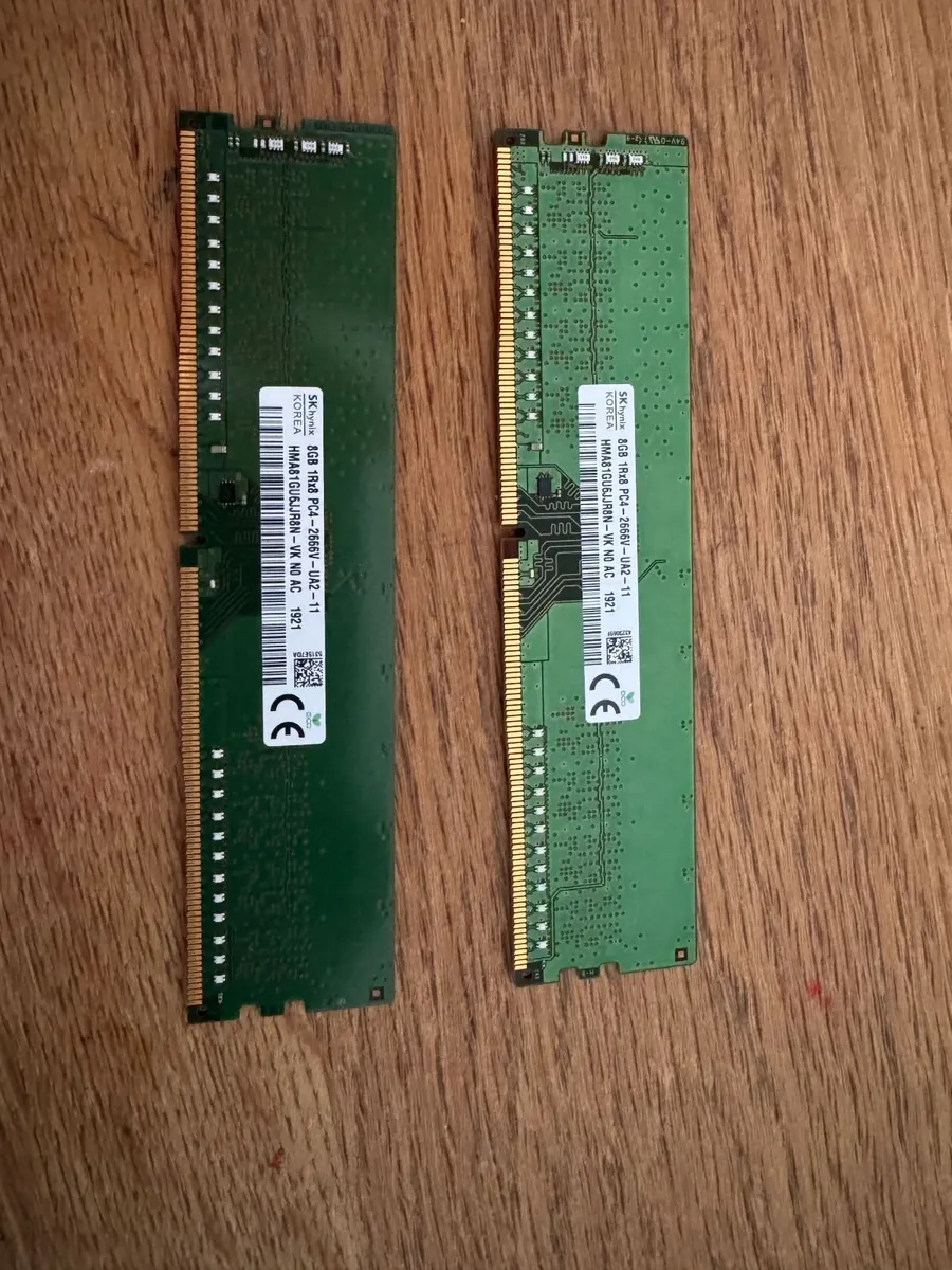 SK Hynix 16GB (2x8GB) DDR4 2666MHz Desktop RAM - Image 2
