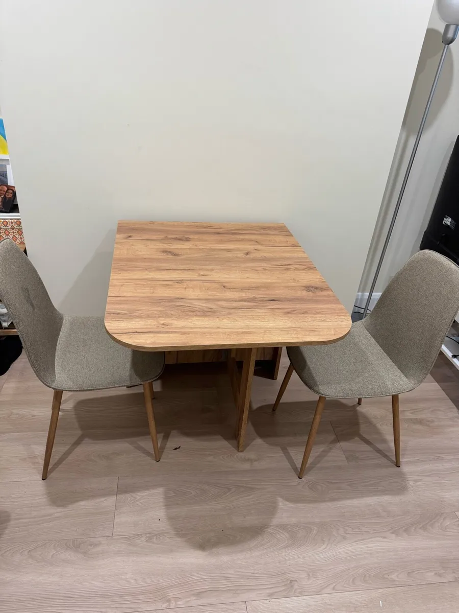 JYSK ALLING Extendable Tables + 4 BISTRUP Chairs - Image 2