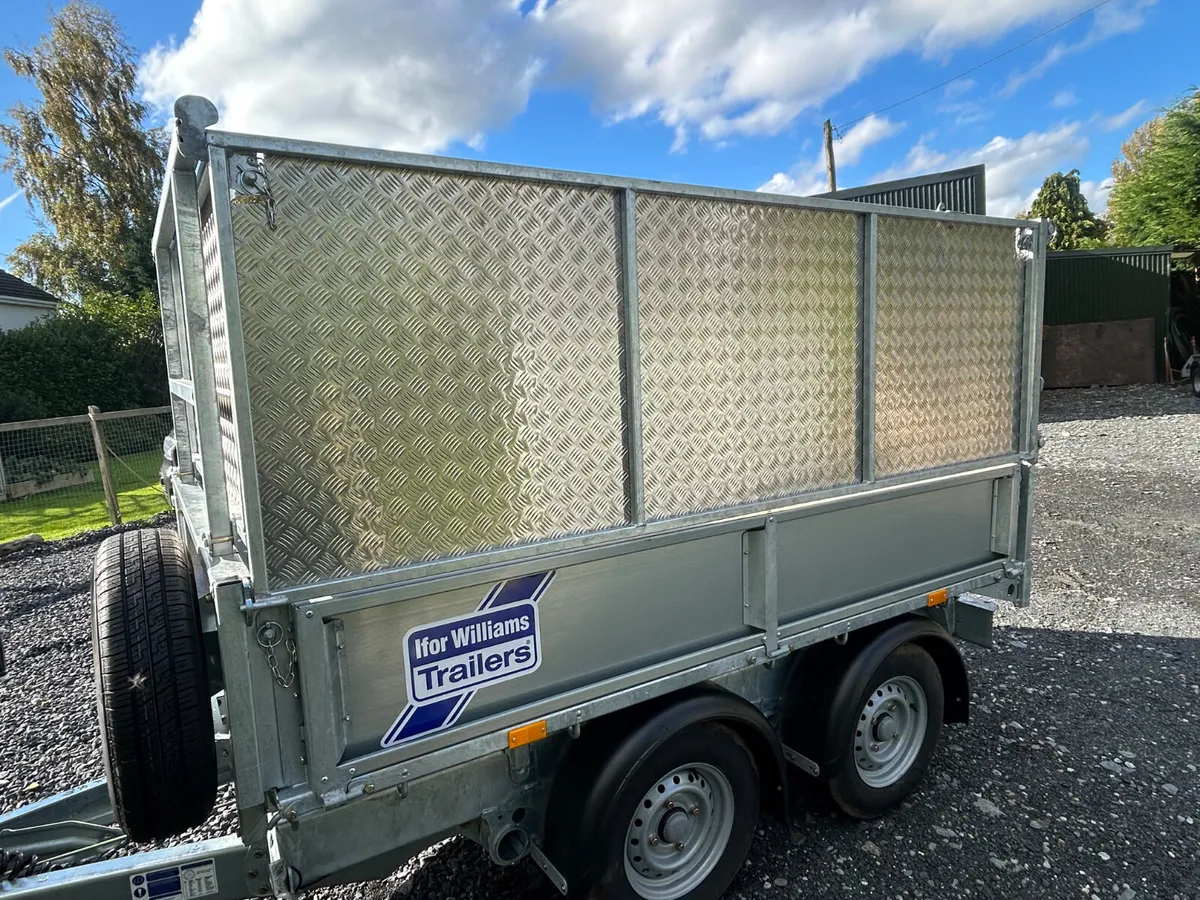 New Ifor Williams 8 ft Tipping Trailer - Image 4