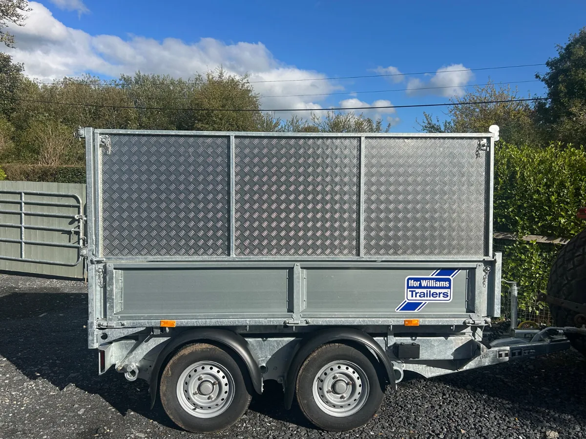 New Ifor Williams 8 ft Tipping Trailer - Image 1