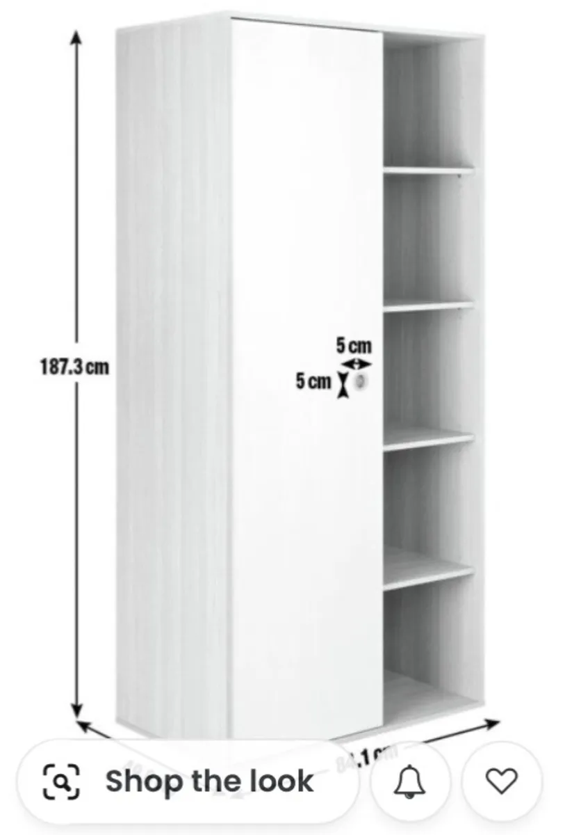 2 Habitat Children’s wardrobes with shelves - Image 2