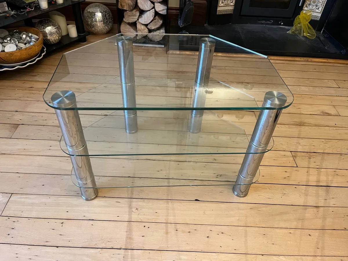 Sony Glass TV Stand - Image 1