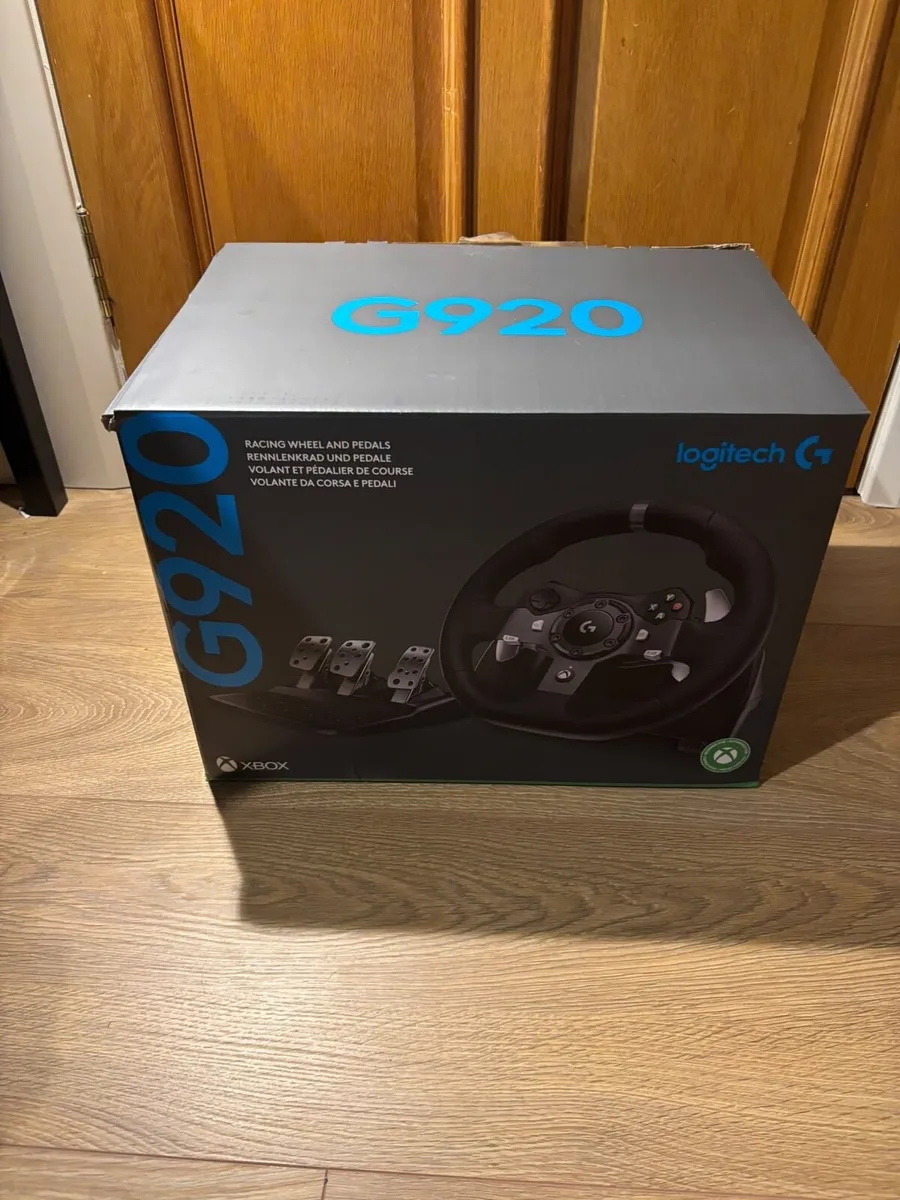 Logitech G920 Racing Wheel & Pedals – Xbox / PC - Image 1