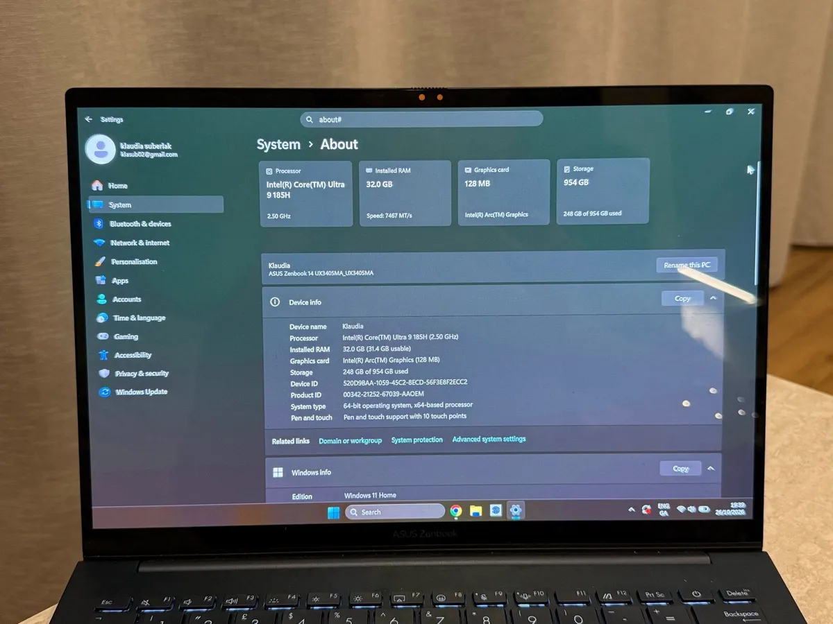 Asus Zenbook 14x Oled Ux3405ma 14.0 - Image 3