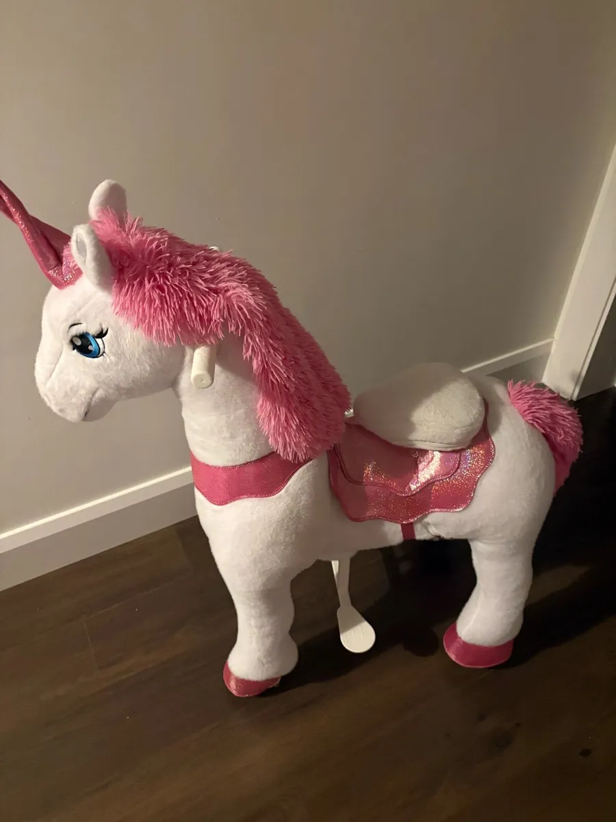 Pony cycle ride on unicorn - Image 1