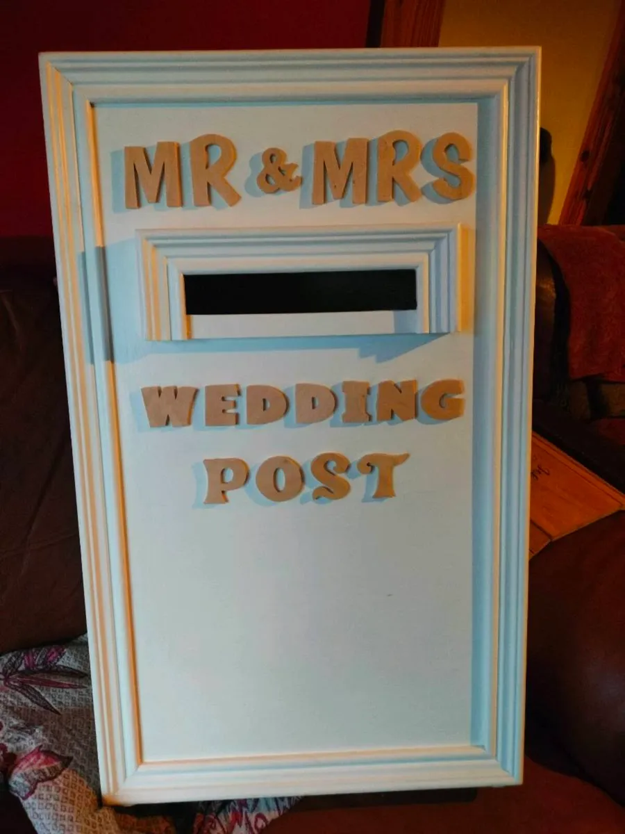 Handcrafted wedding post box for hire. €50 local c - Image 3
