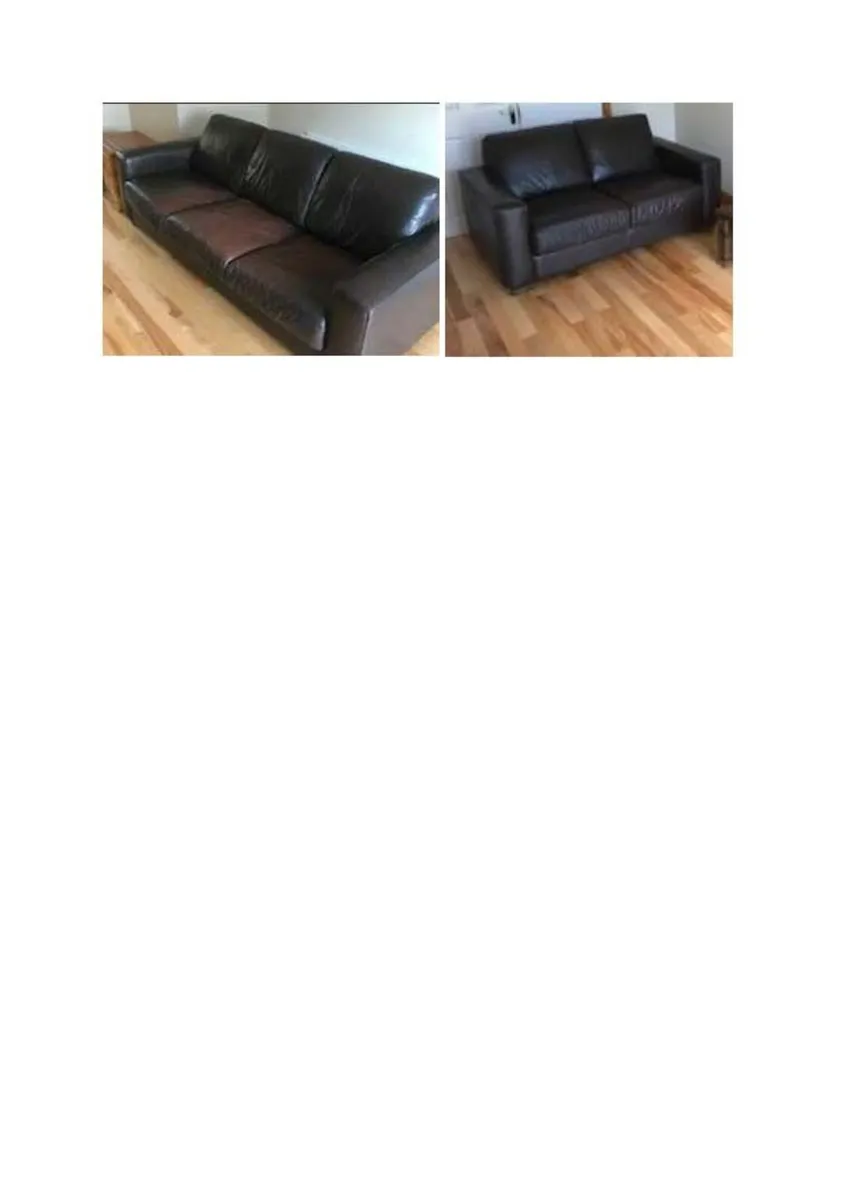 Natuzzi Leather Couch Set (2+3)