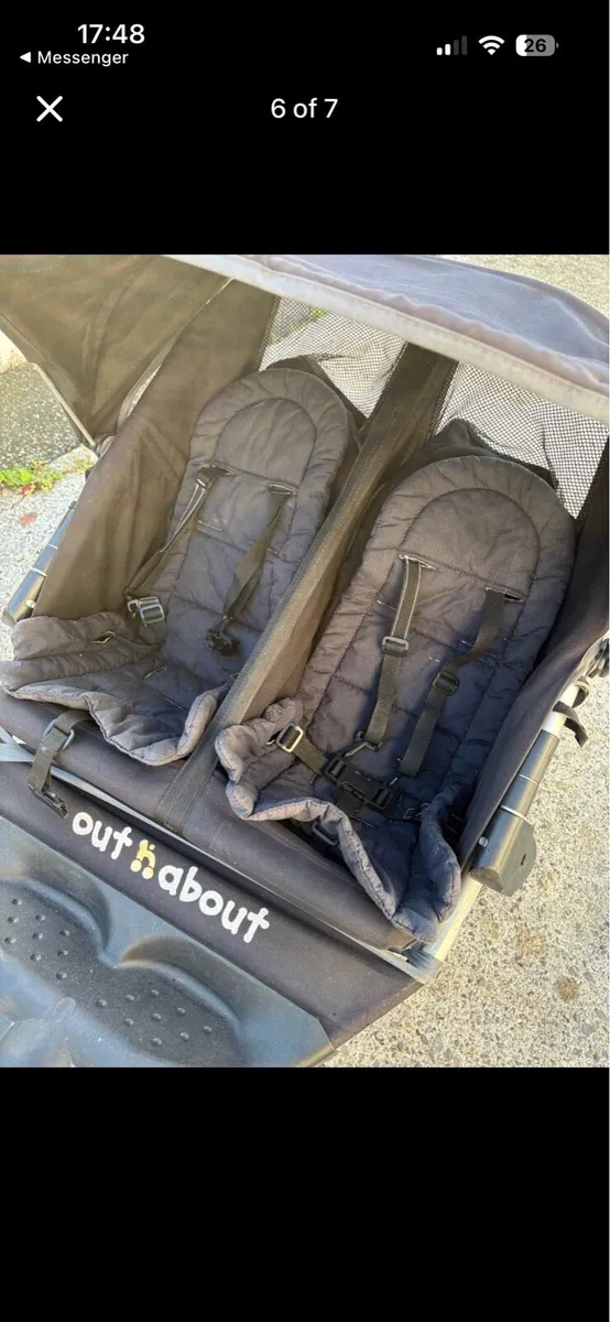 Out and about double buggy Nipper - Image 3