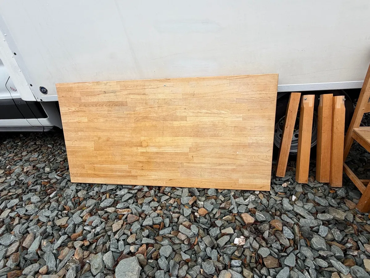 oak kitchen table - Image 2