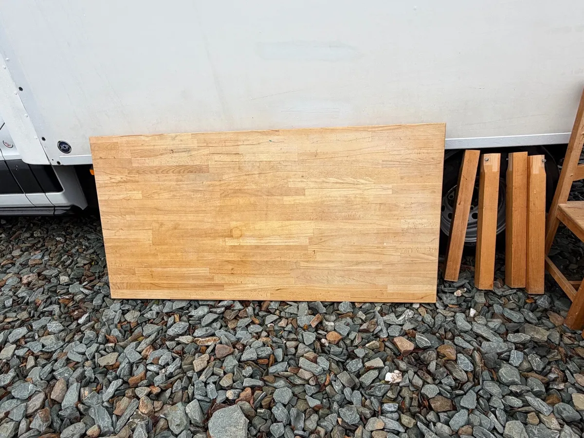 oak kitchen table - Image 3