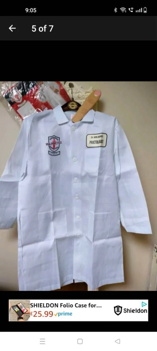 Dr Ben adult costume size medium new in packaging - Image 2