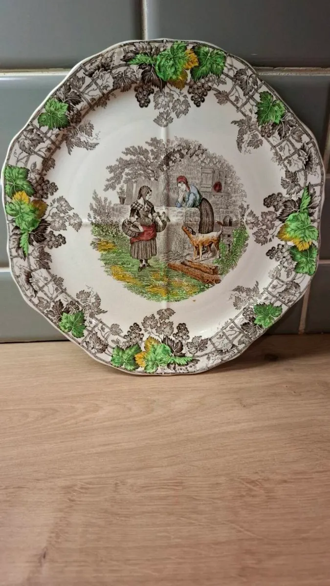 Vintage Copeland Spode Byron Series Plate Set - Image 1