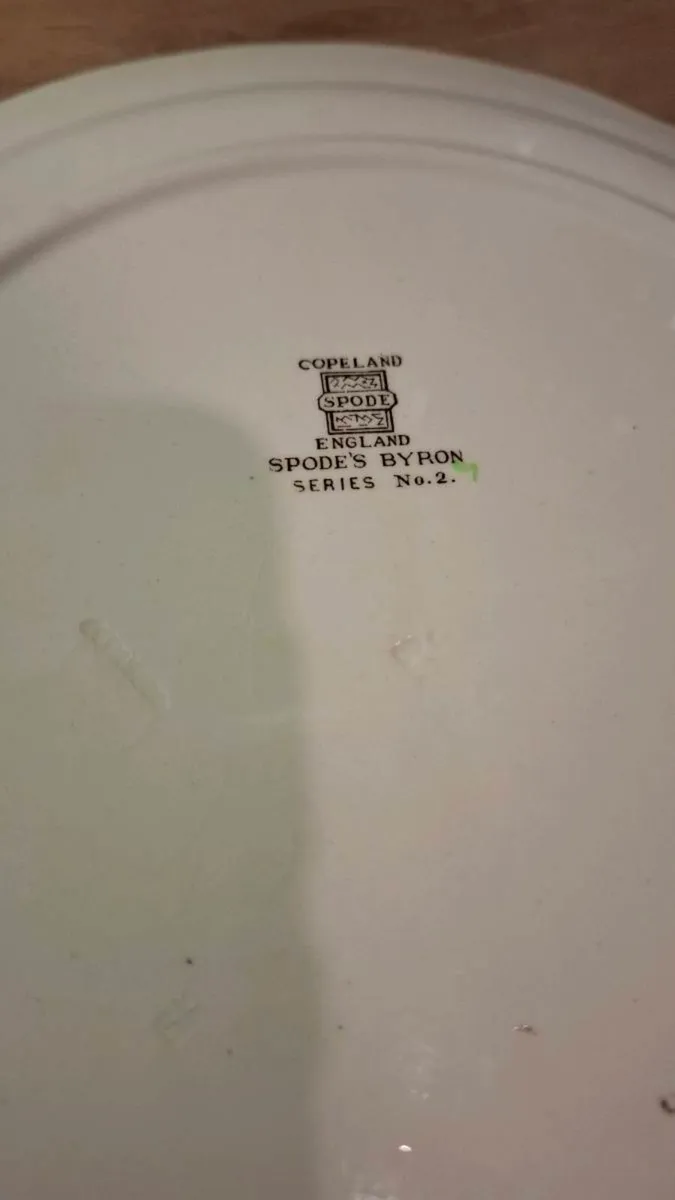 Vintage Copeland Spode Byron Series Plate Set - Image 4