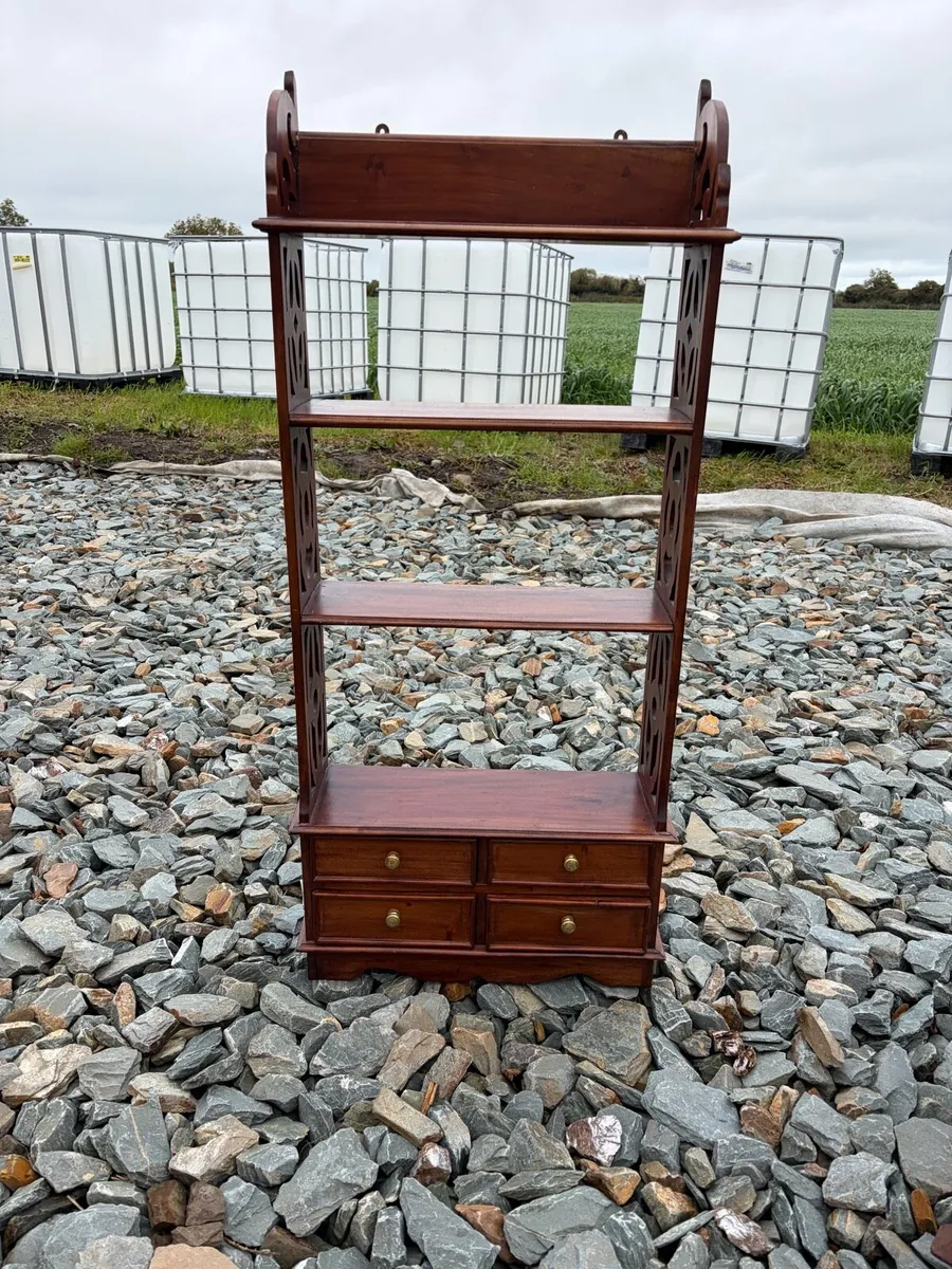 wooden book shelf / decor shelf - Image 4