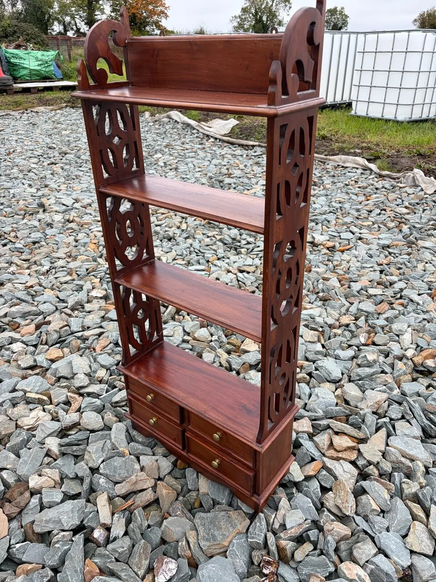 wooden book shelf / decor shelf - Image 2