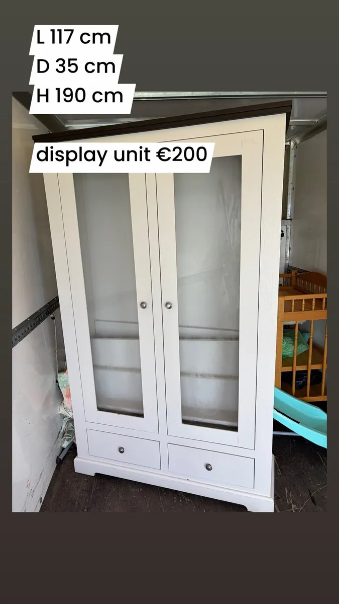solid wooden display unit - Image 2