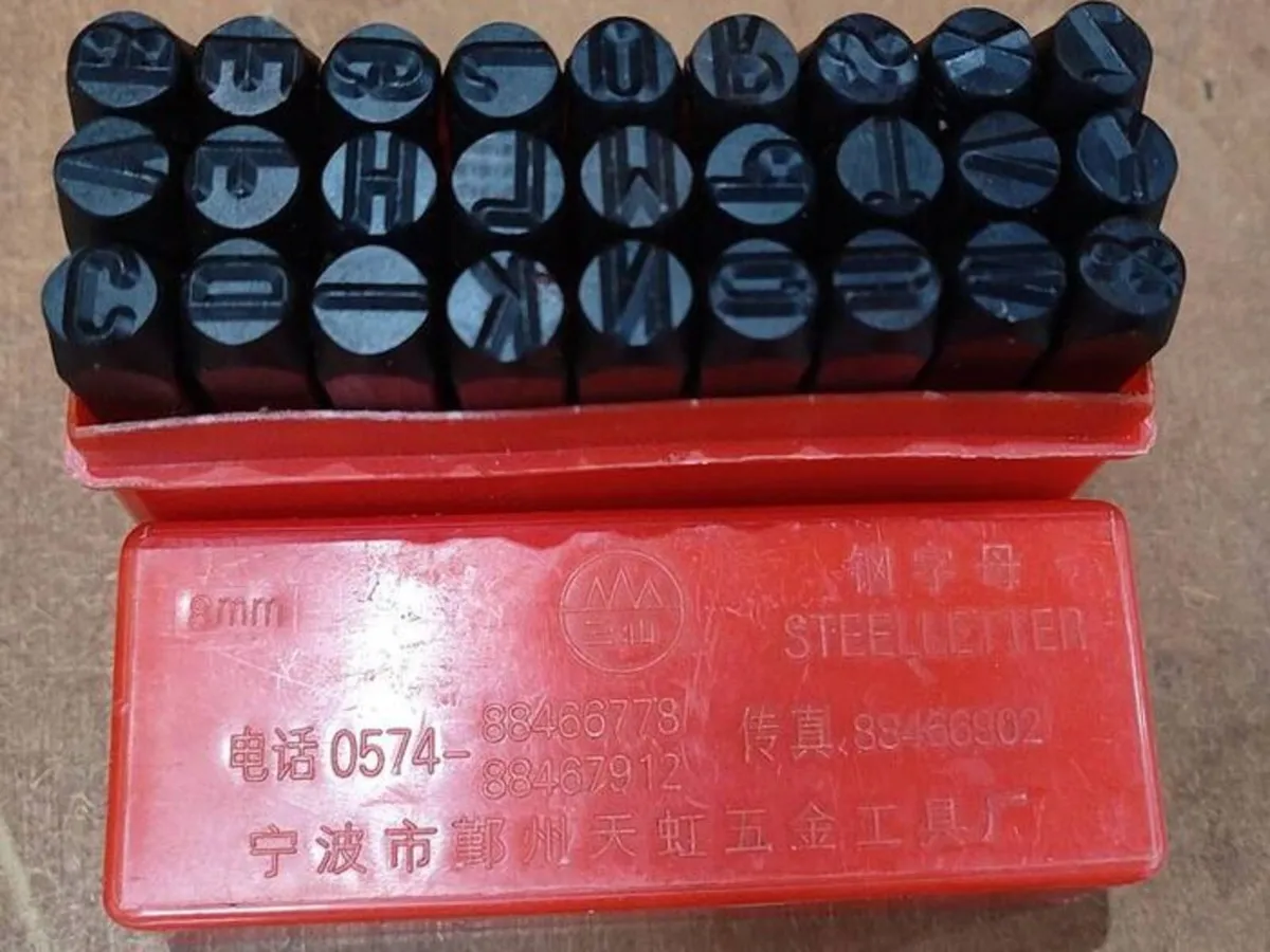New Steel Letter Punch Set - Image 4