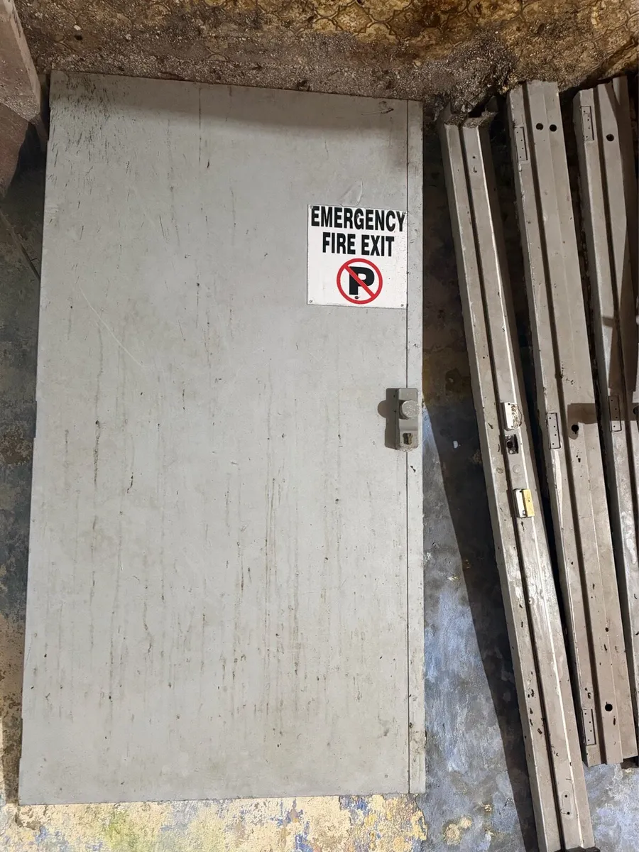 Insulated Steel Fire Double Doors - Image 1