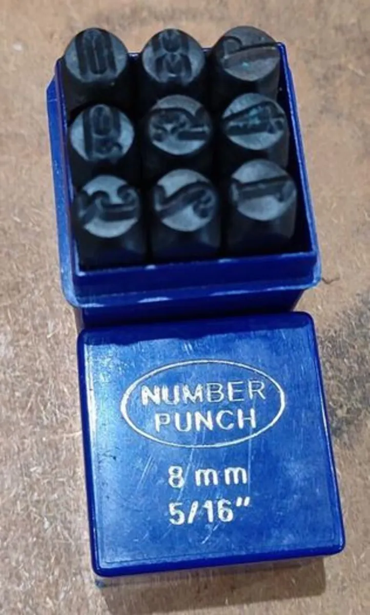 Steel Stamps Number Punch Sets - Image 4
