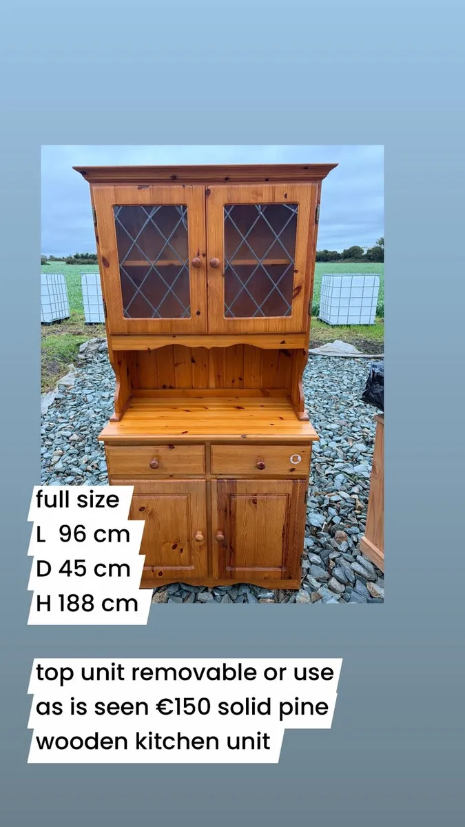 pine kitchen dresser unit €150 - Image 1