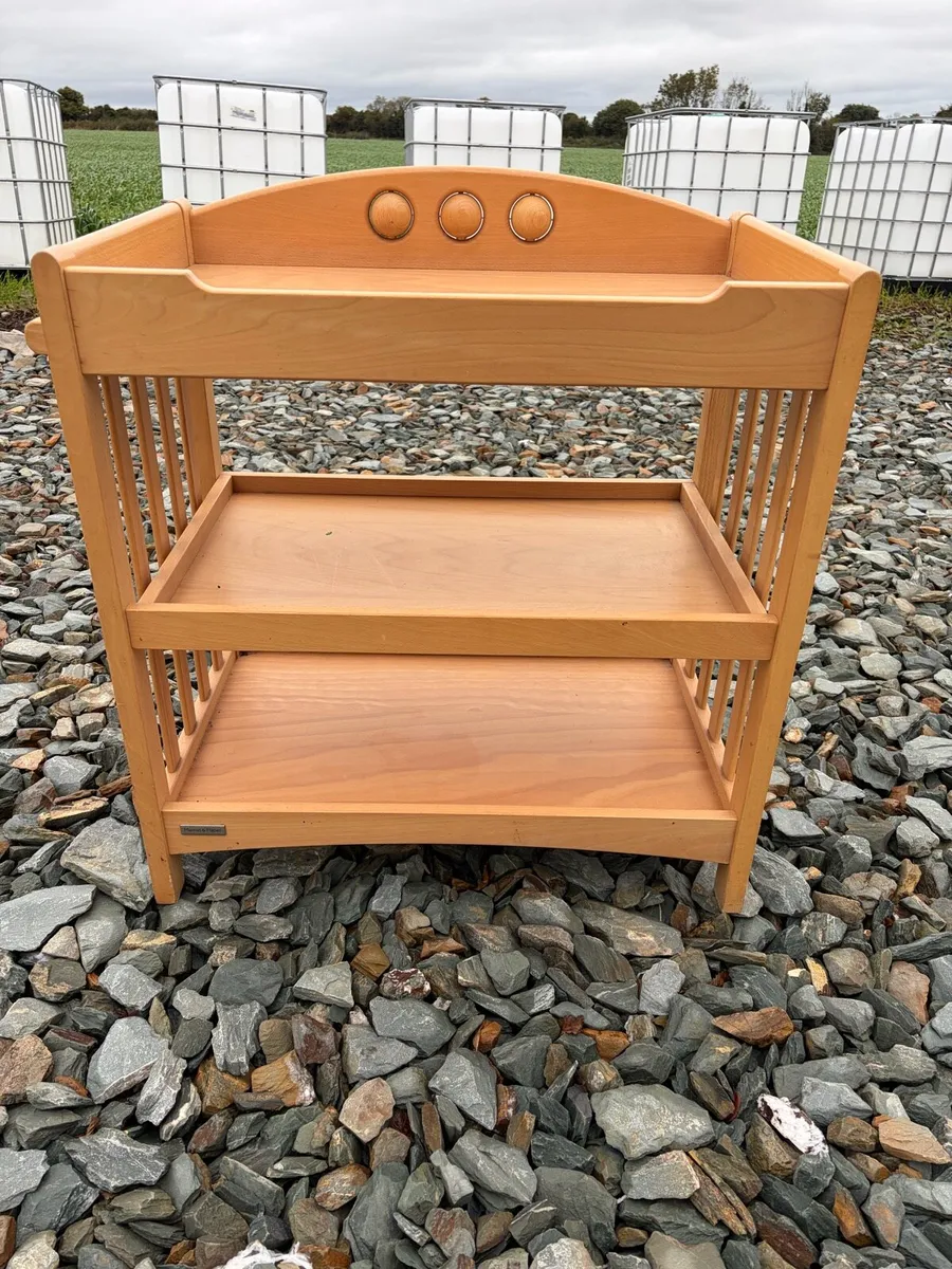 solid oak wooden changing table - Image 2