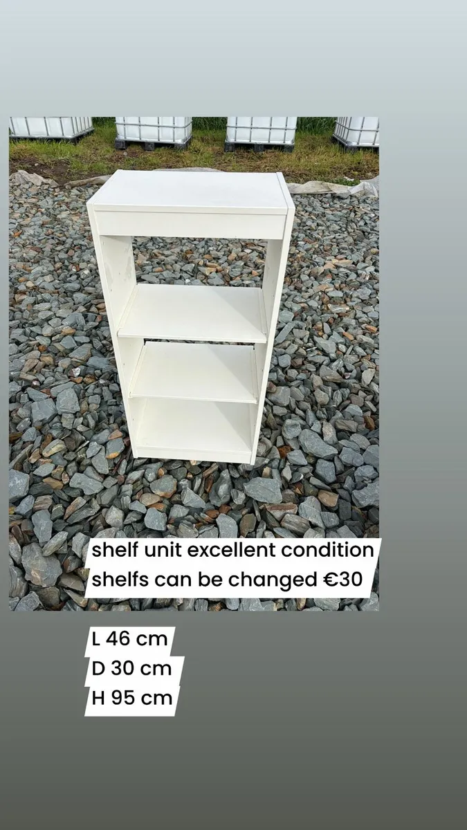 white book shelf - Image 1