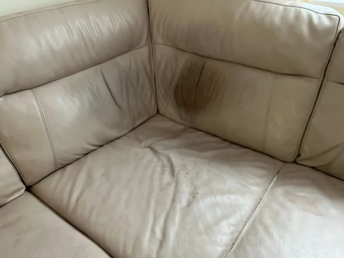 Leather Corner Sofa - Image 2