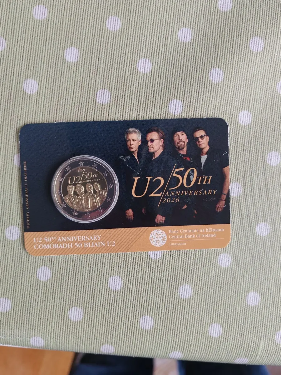 Ireland U2 2 euro commemorative coin 2026 - Image 3