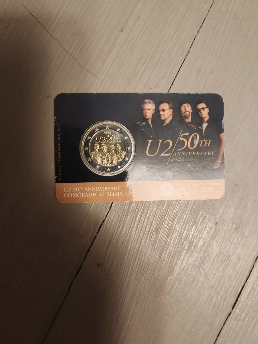 Ireland U2 2 euro commemorative coin 2026 - Image 4