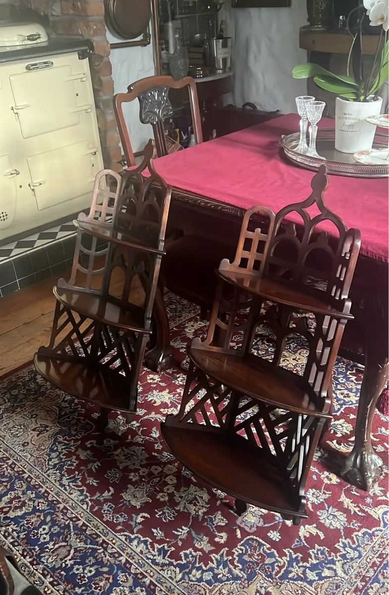 Stunning Pair Wall Mountable Whatnots - Image 1